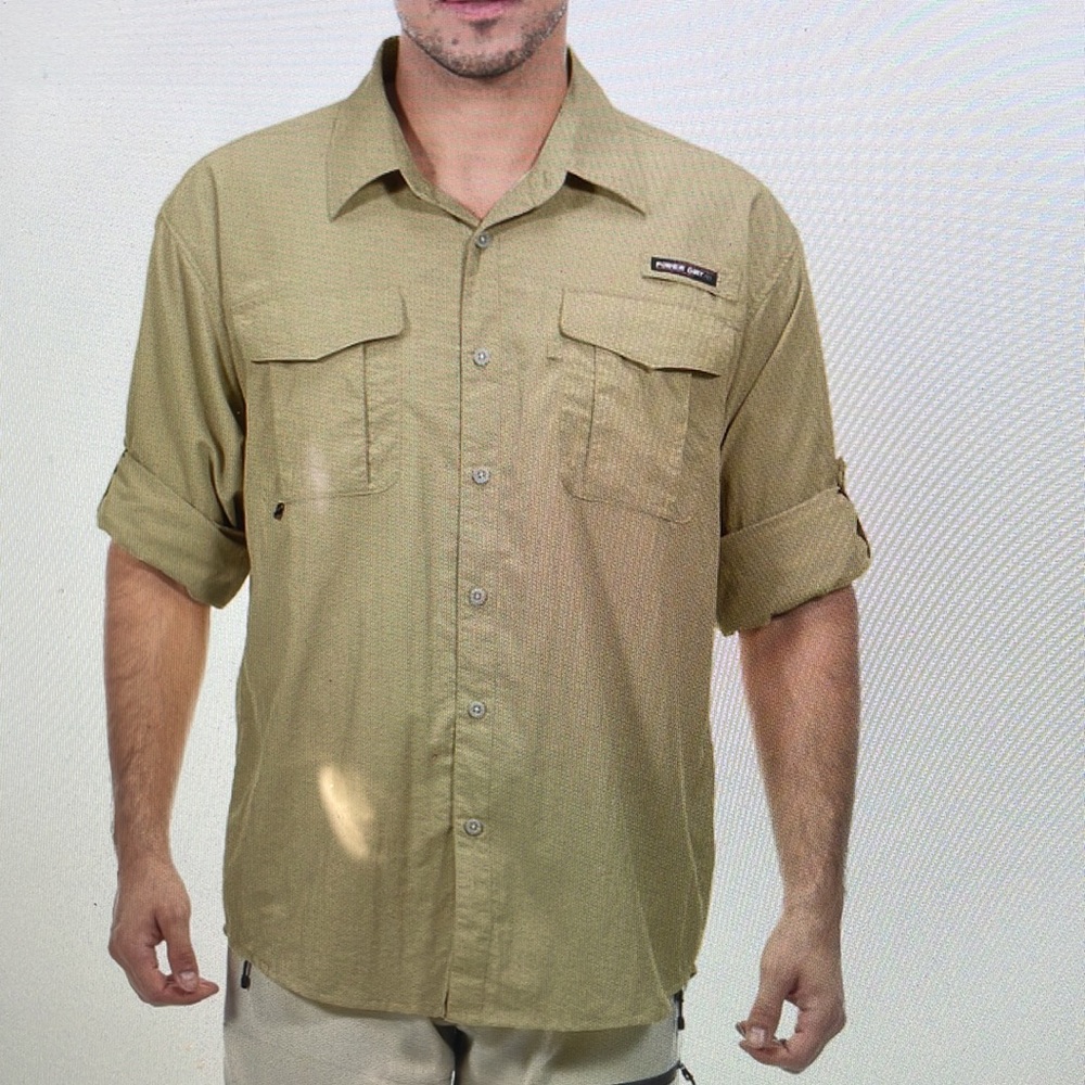 Little Donkey Andy UPF 50+ UV Protection Long Sleeve  Fishing Shirt 3XL